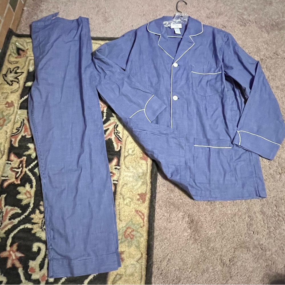 SOLD!!!! Relaxed Fit Mens Christian Dior Pajama Lounge Sleepwear - Picture 6 of 10
